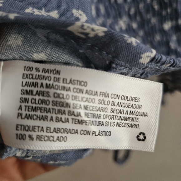 New Wild Fable Women's Blue And White Floral Dress Size XS - Picture 4 of 5